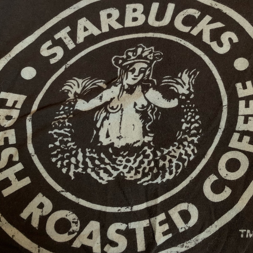 Vintage Starbucks logo tshirt